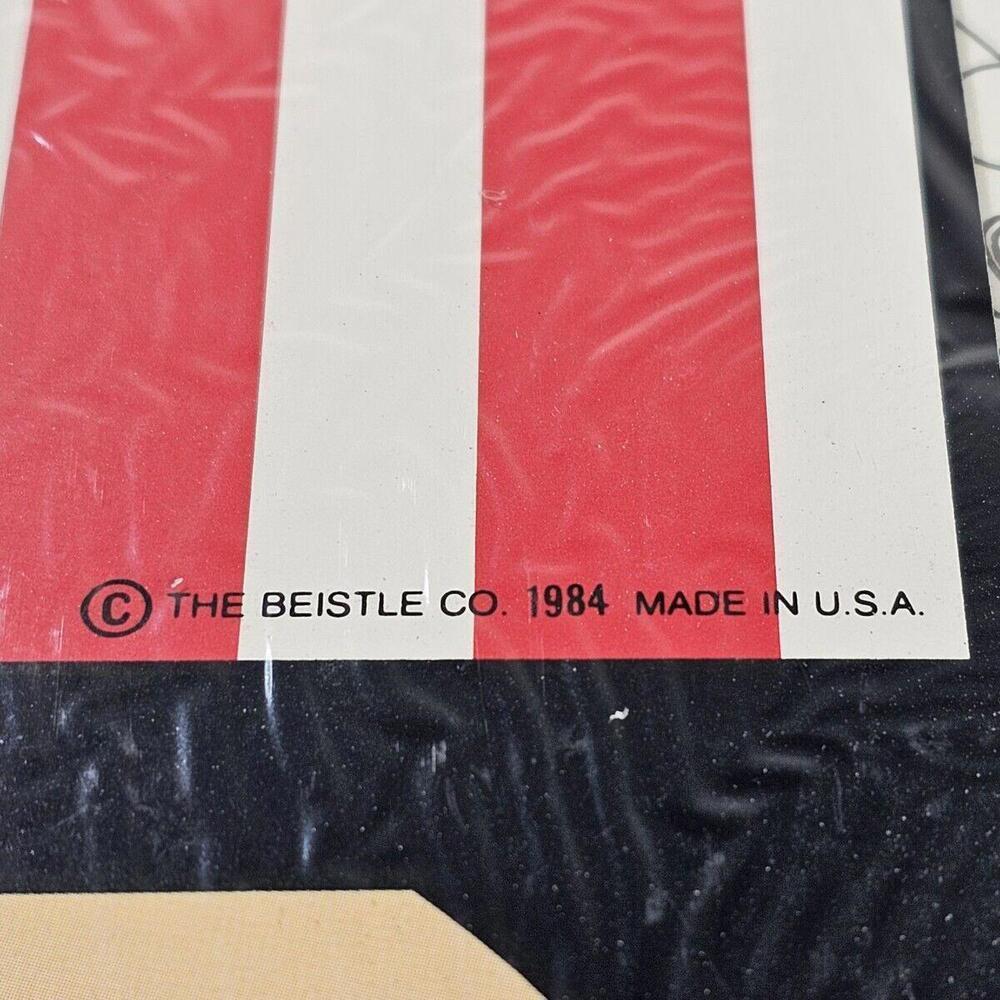 Vintage Gay 90's Art Tissue Hanging 12" Party Father's Day 1984 Beistle - Picture 7 of 7